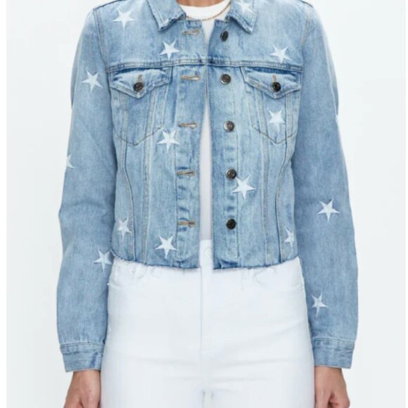 Pistola Brando Cropped Denim Jacket - Picture 5 of 5